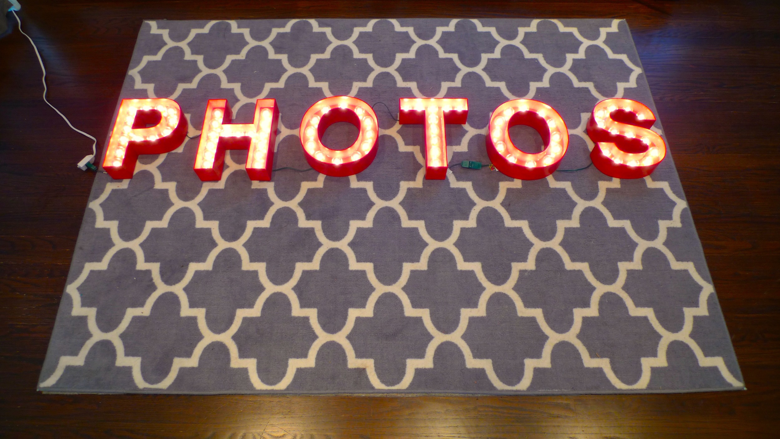 Introducing our NEW vintage marquee sign.