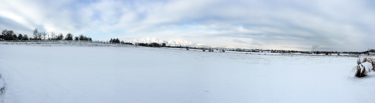 Boulder, Colorado in February