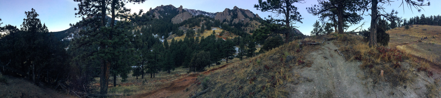 Boulder, Colorado in December