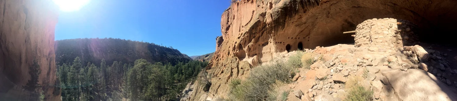 Bandelier National Park in March