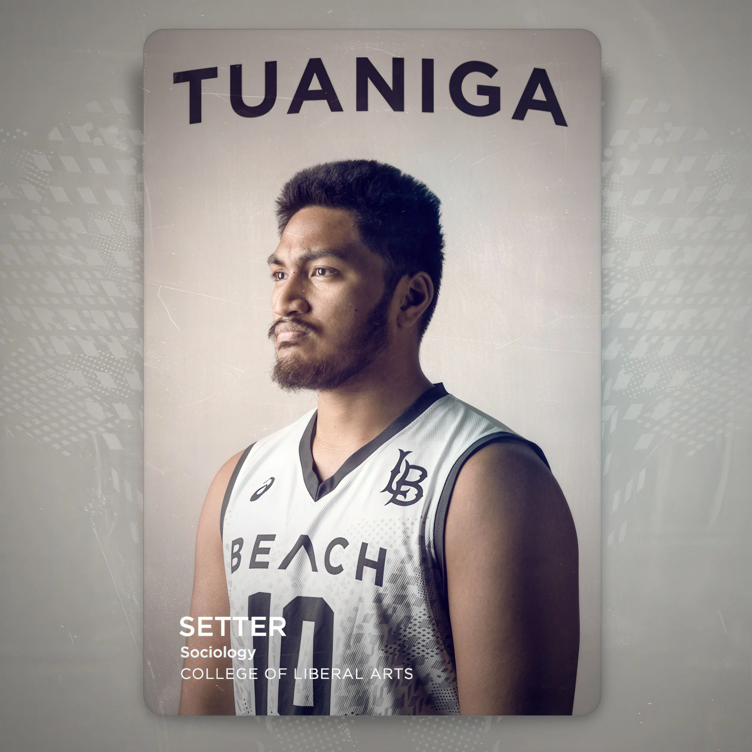 Josh Tuaniga - Men's Volleyball / For Long Beach State University / 2019