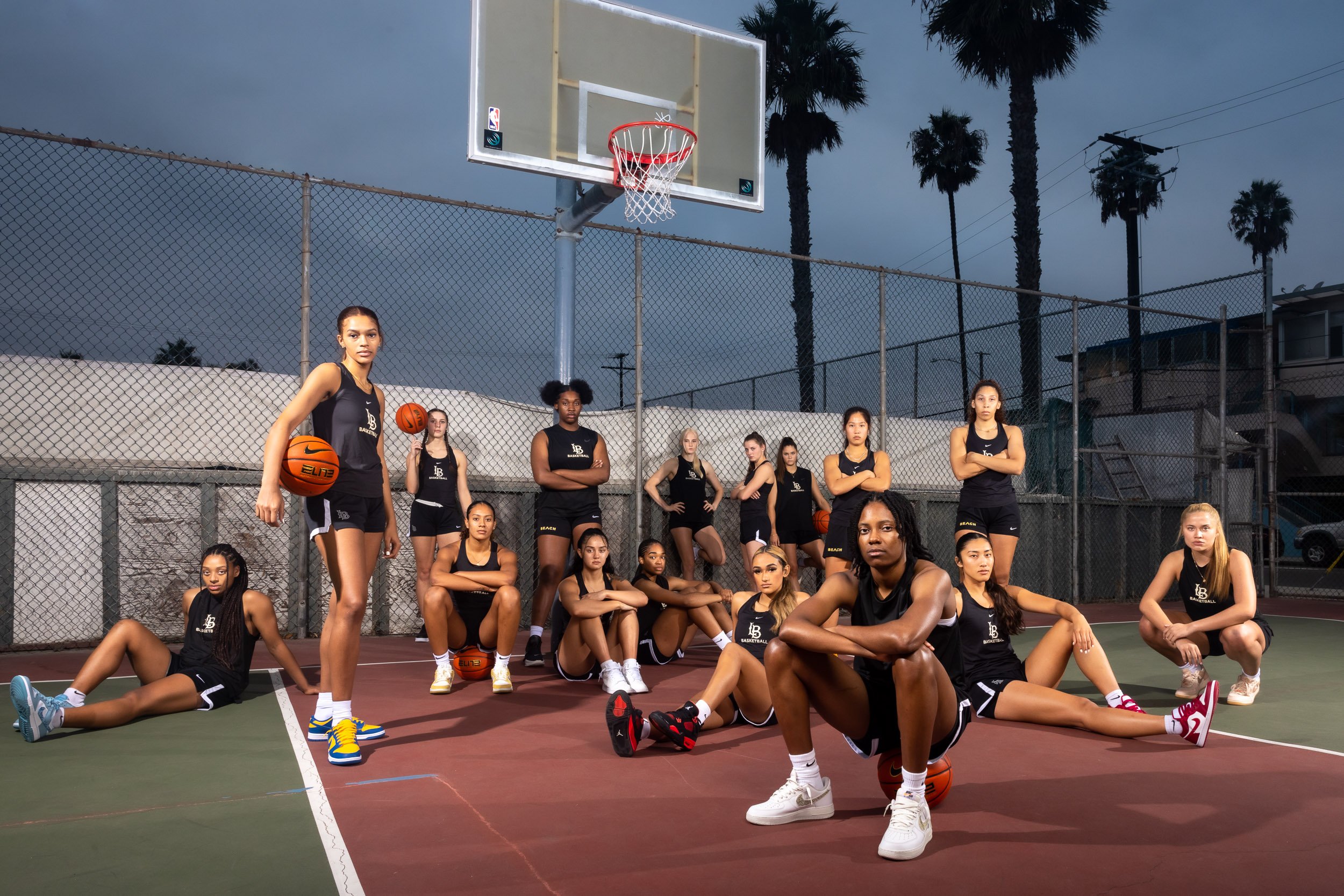 Basketball Team / For Long Beach State University / 2022