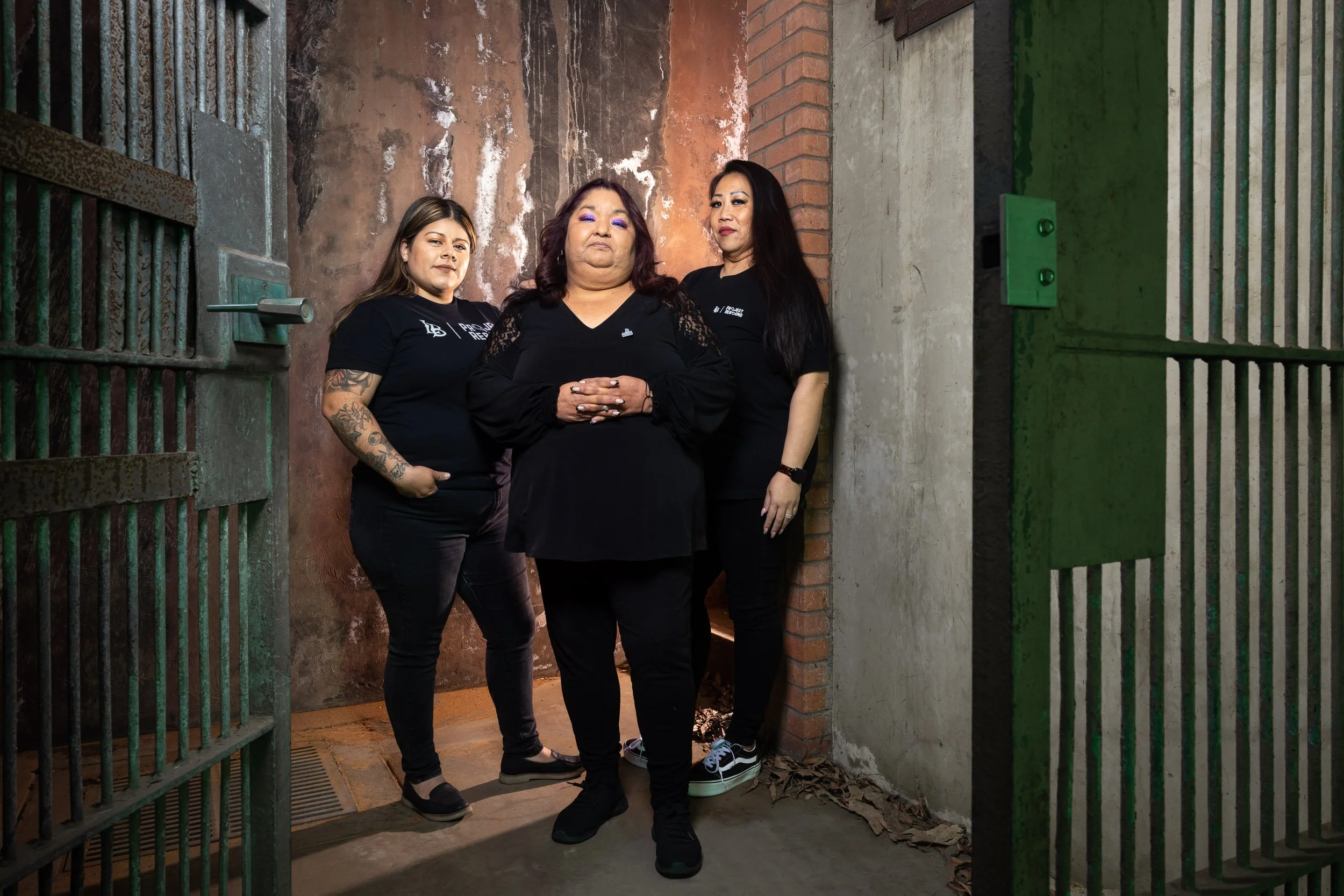 Selena Lopez, Irene Sotelo and Wynn Nguyen (left to right) - Project Rebound / For Long Beach State  University / 2023