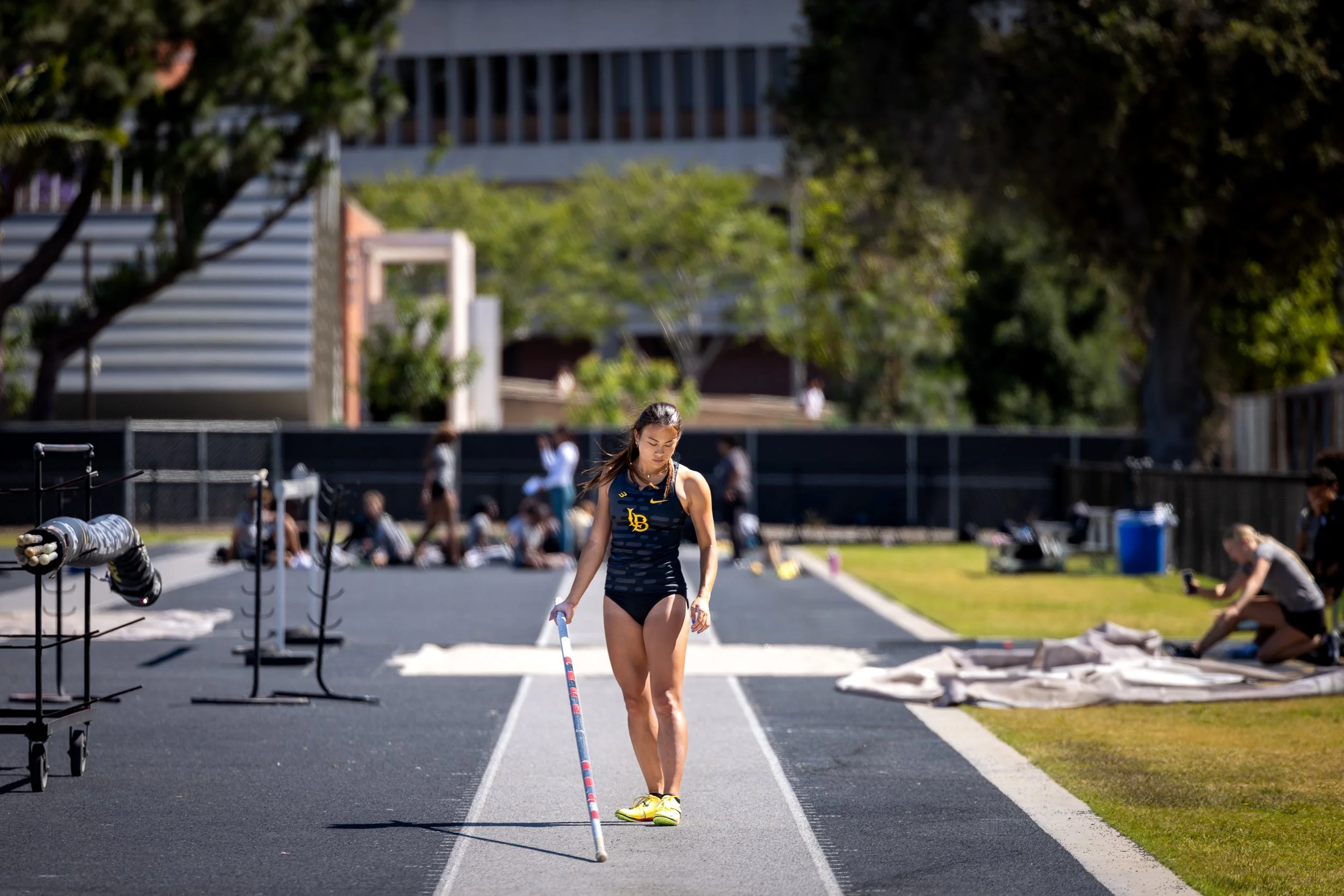 Track and Field Training Session - Pole Vault / For Long Beach State University / 2026