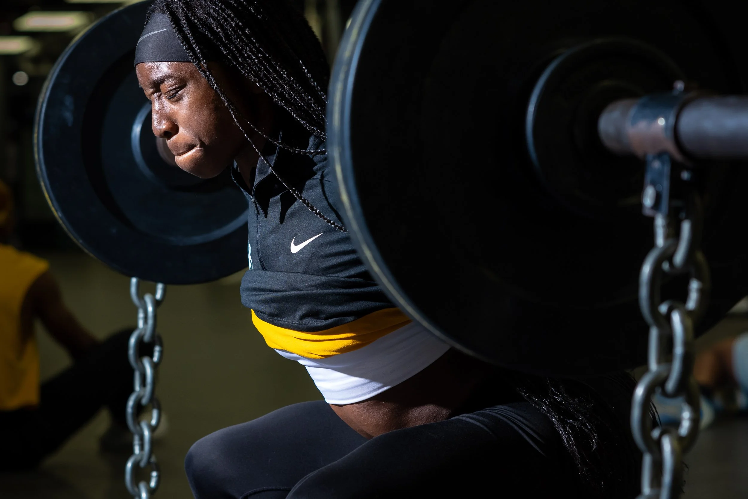 Track and Field Weight Training Session / For Long Beach State University / 2025