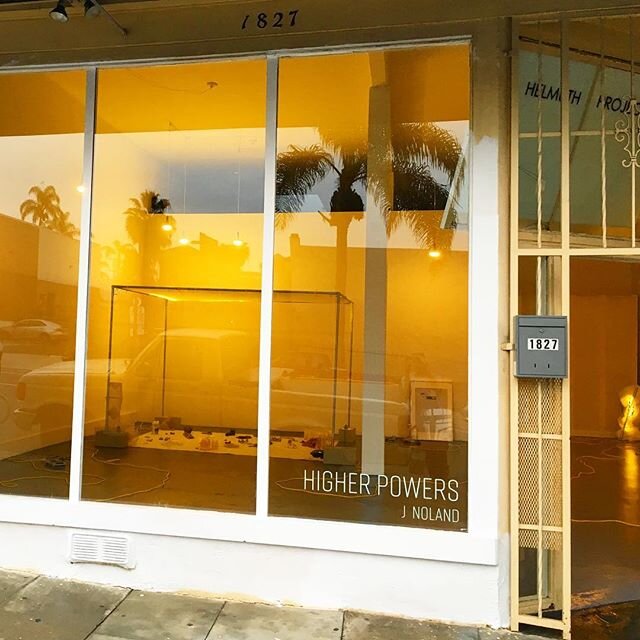 Higher Powers.  new work by J Noland opens tonight @helmuth.projects ...7PM till late.  free beers✨