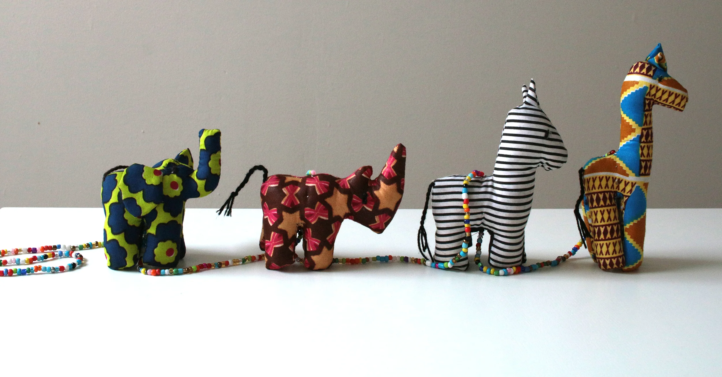 Baby mobile with African animals 