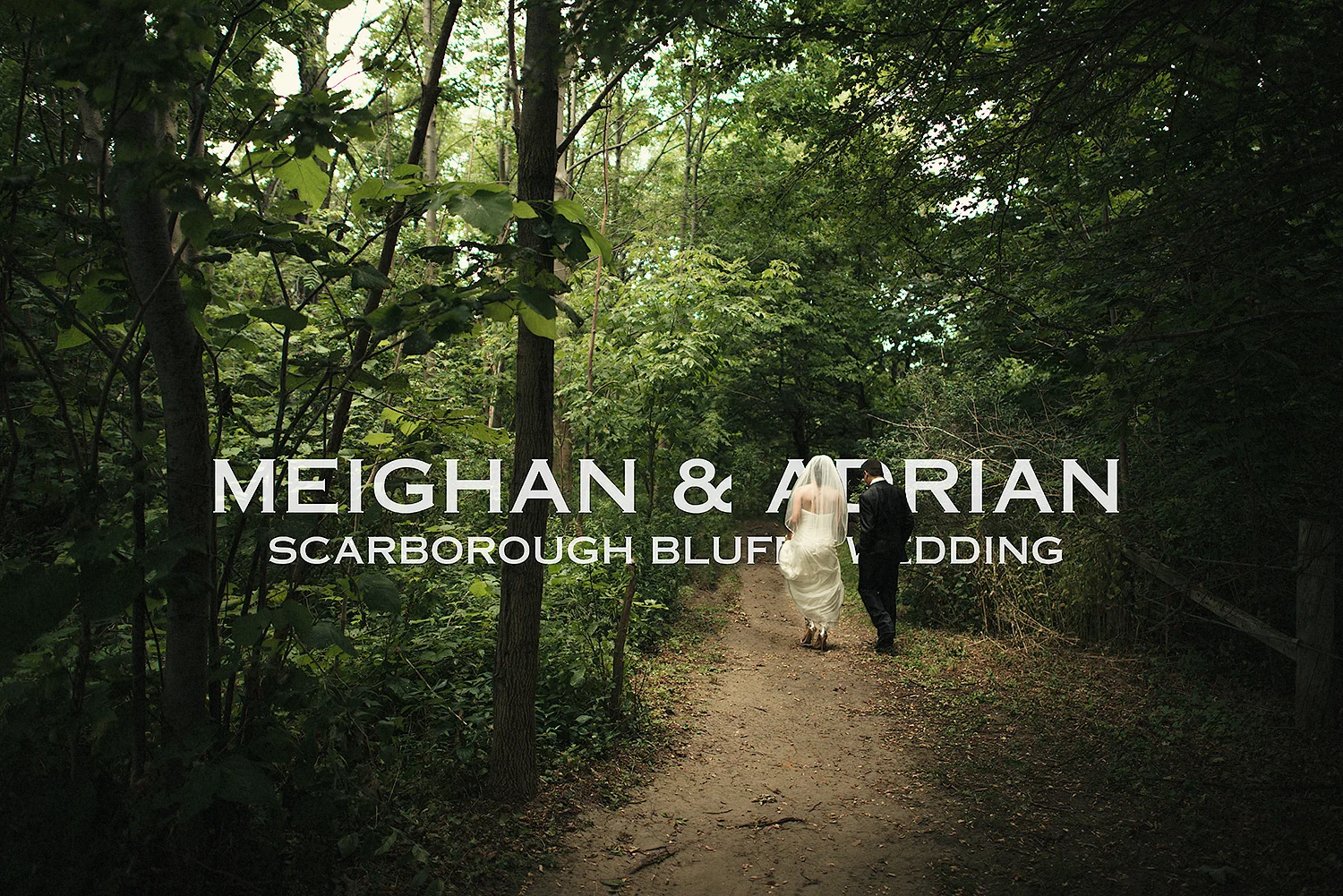 Meighan & Adrian Scarborough Bluff Wedding