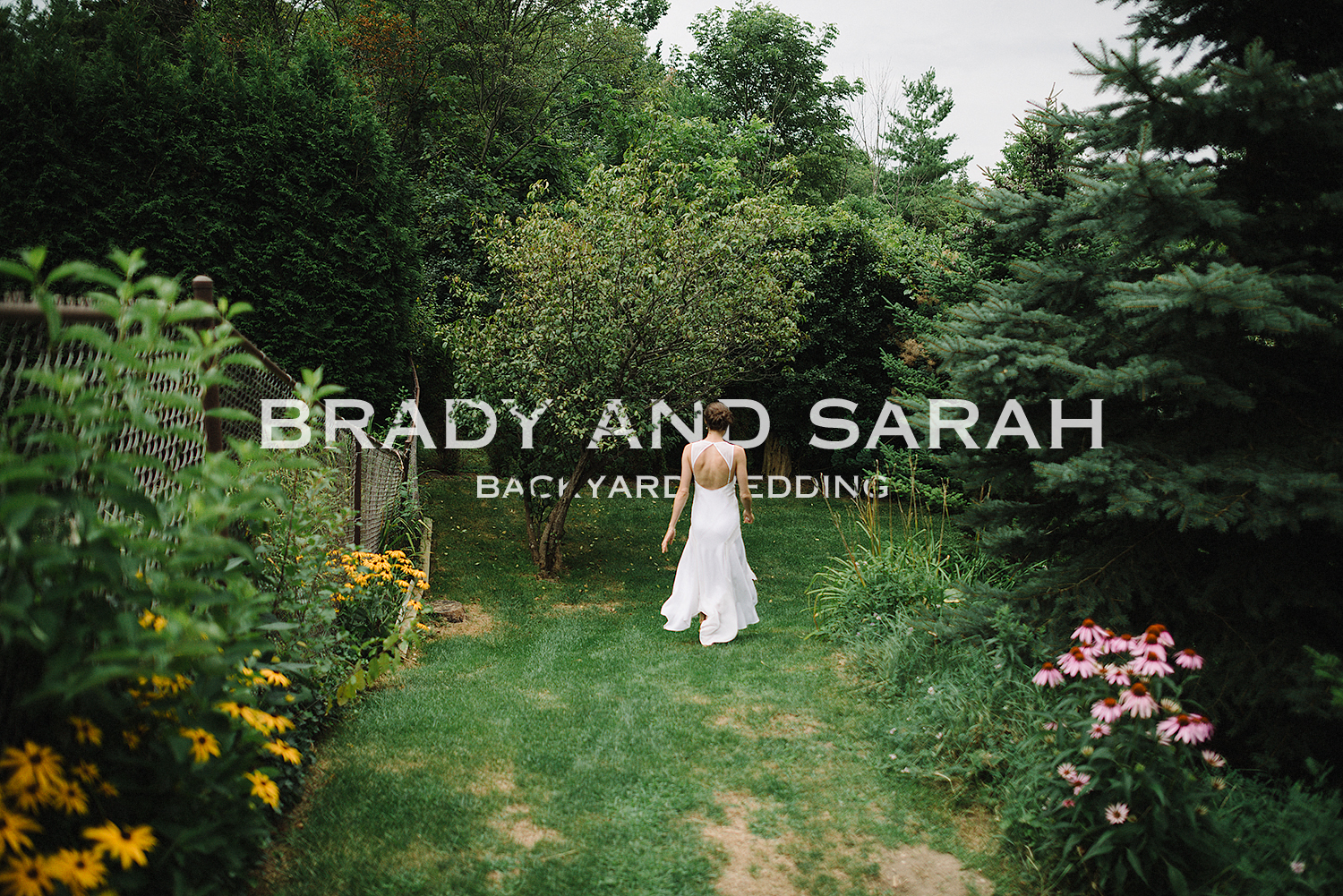 Brady and Sarah Backyard Wedding