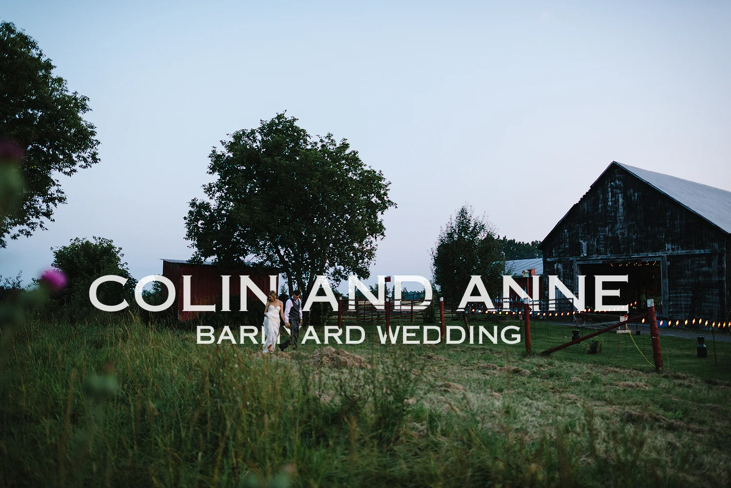 Colin and Anne Barnyard Wedding