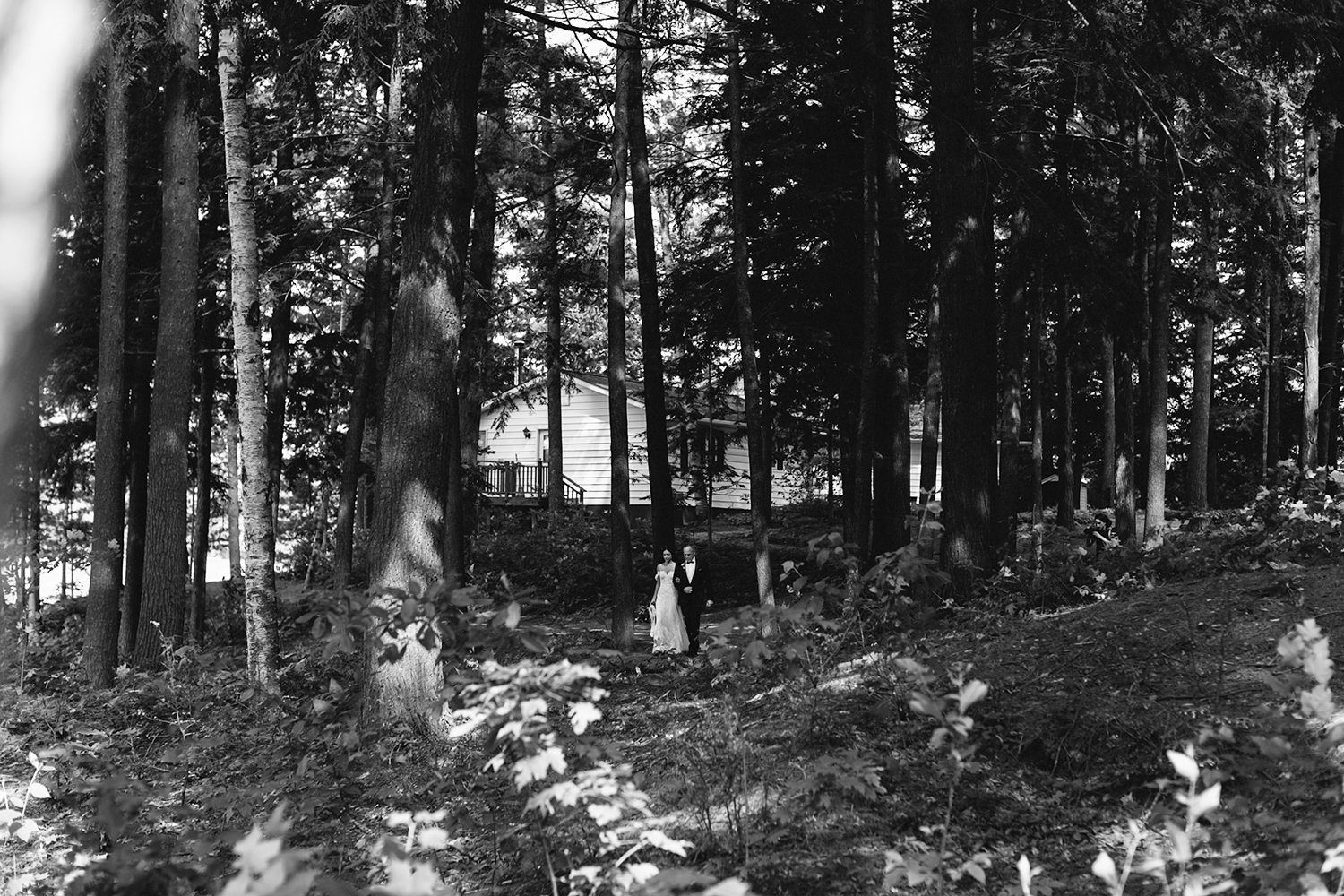 Toronto-Wedding-Photographer-Muskoka-Wedding-Lakeside-Forest-Theme-Boho-Bride-Wedding-Walking-Down-the-Aisle.jpg