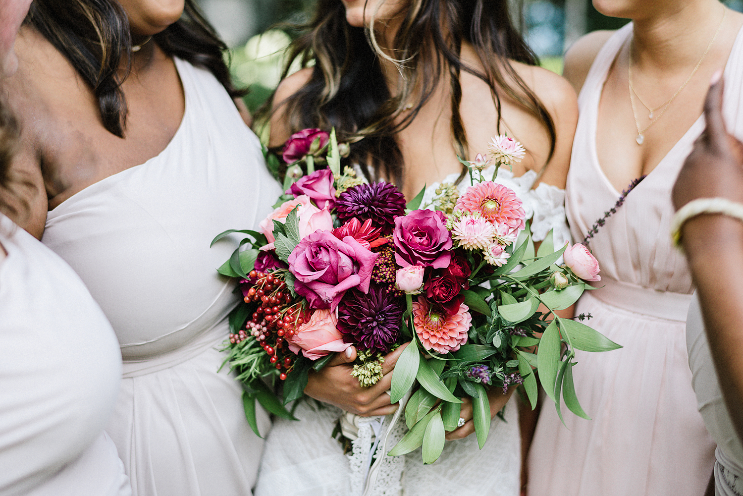 Muskoka-Cottage-Wedding-Photography-Photographer_Photojournalistic-Documentary-Wedding-Photography_Vintage-Bride-Lovers-Land-Dress_Rue-Des-Seins_Bridal-Portrai-Boho-Bride-Flower-and-Dress-detail.jpg