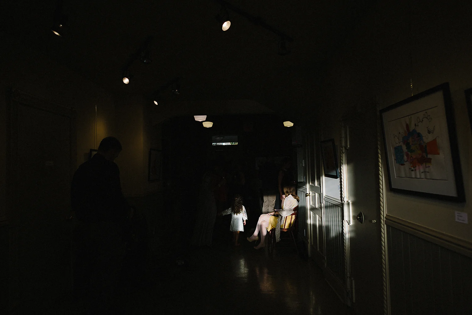 Best-Moody-Documentary-Wedding-Photography-Photojournalism-Vintage-Small-Town-Chapel-Wedding-Toronto-Ontario_Reception-Venue-Old-Town-Hall-Sunlight.jpg