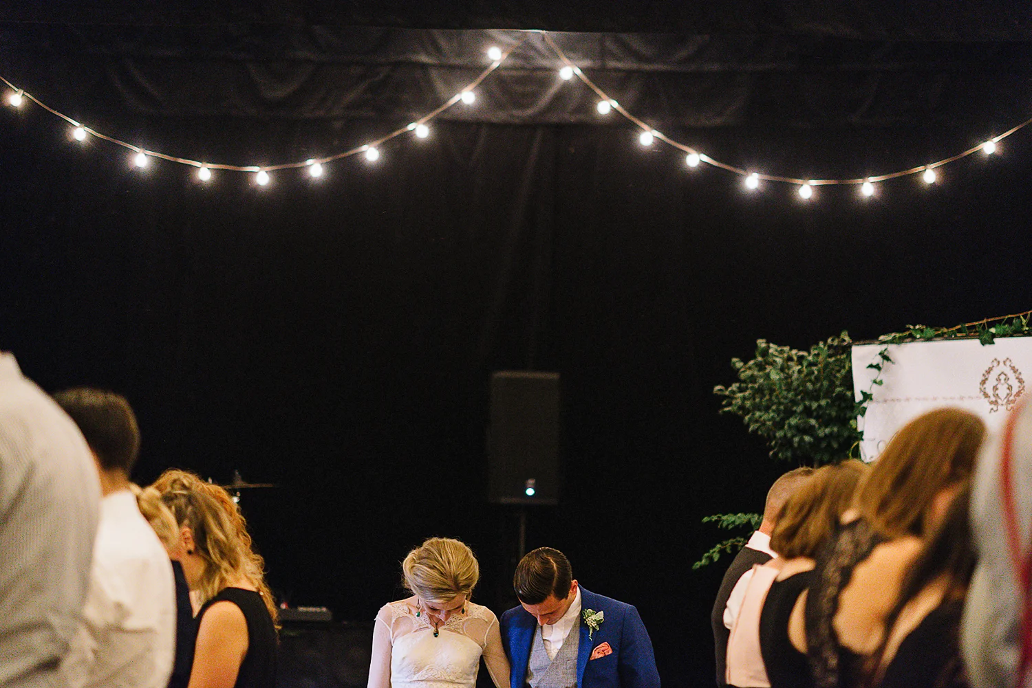 Best-Moody-Documentary-Wedding-Photography-Photojournalism-Vintage-Small-Town-Chapel-Wedding-Toronto-Ontario_Reception-Venue-Prayer.jpg
