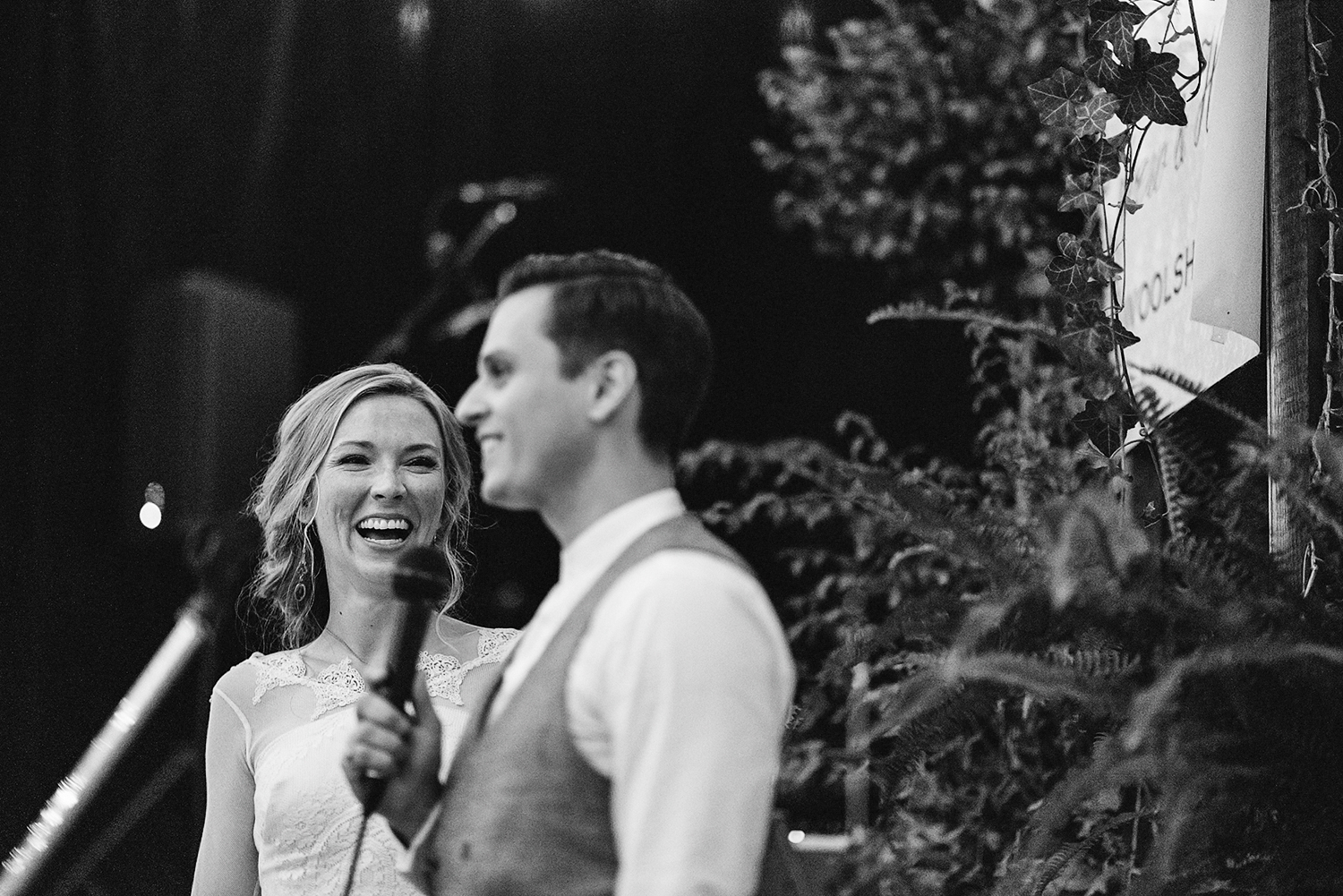 Best-Moody-Documentary-Wedding-Photography-Photojournalism-Vintage-Small-Town-Chapel-Wedding-Toronto-Ontario_Reception-Venue-Speech-Laughing.jpg