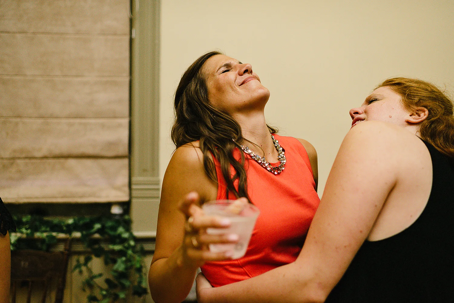 Best-Moody-Documentary-Wedding-Photography-Photojournalism-Vintage-Small-Town-Chapel-Wedding-Toronto-Ontario_Reception-funny-guests-candid.jpg