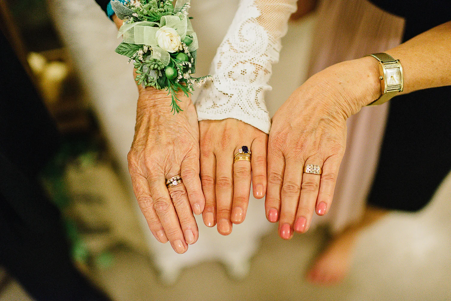 Best-Moody-Documentary-Wedding-Photography-Photojournalism-Vintage-Small-Town-Chapel-Wedding-Toronto-Ontario_Reception-Three-Generations.jpg