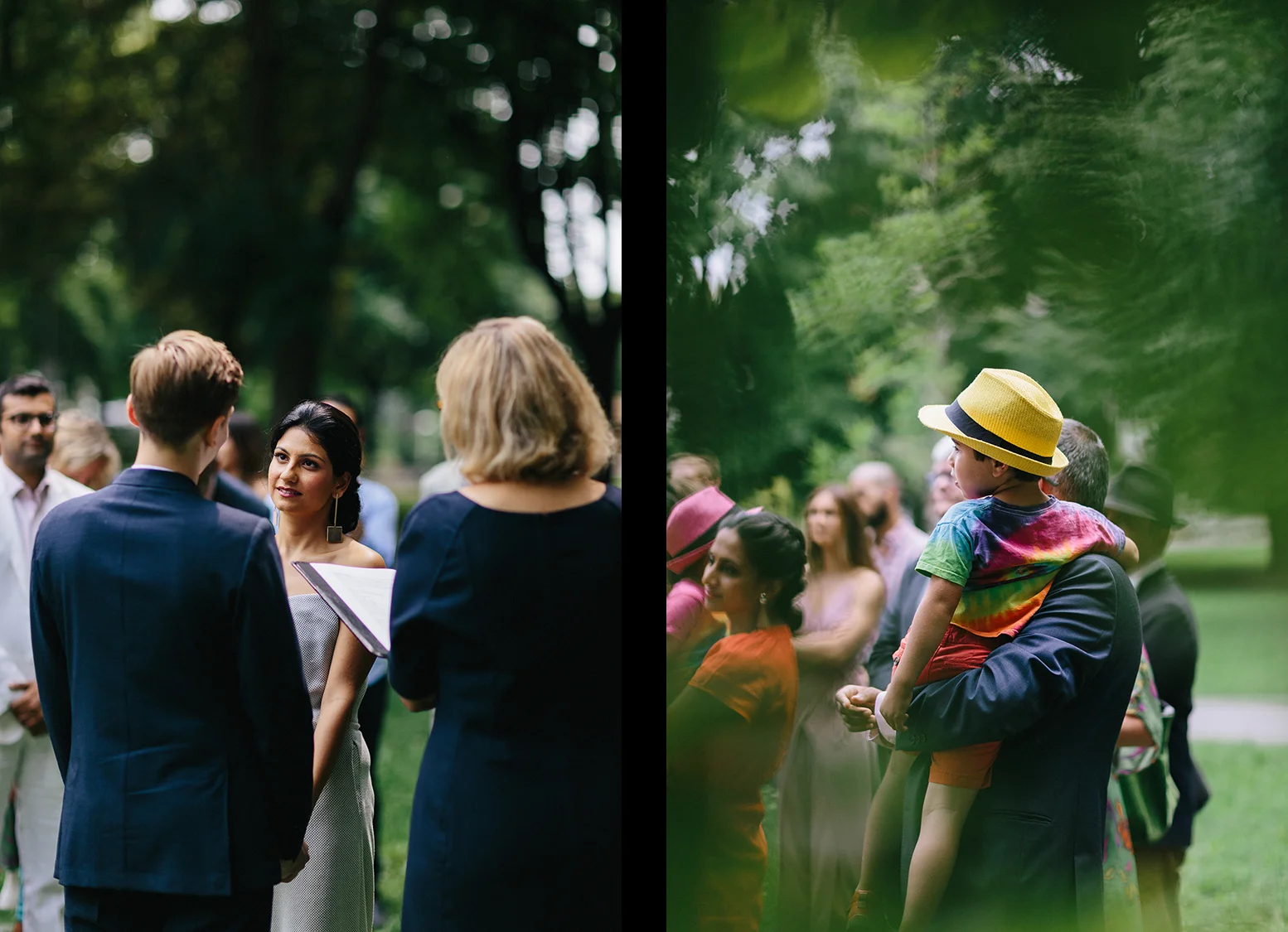 4-Intimate-Toronto-Pop-Up-Elopement-Downtown-Urban-film-analog-photography-toronto-wedding-photographers-alternative-hipster-bride-and-groom-badass-ceremony-guests-watching-mom-laughing.jpg
