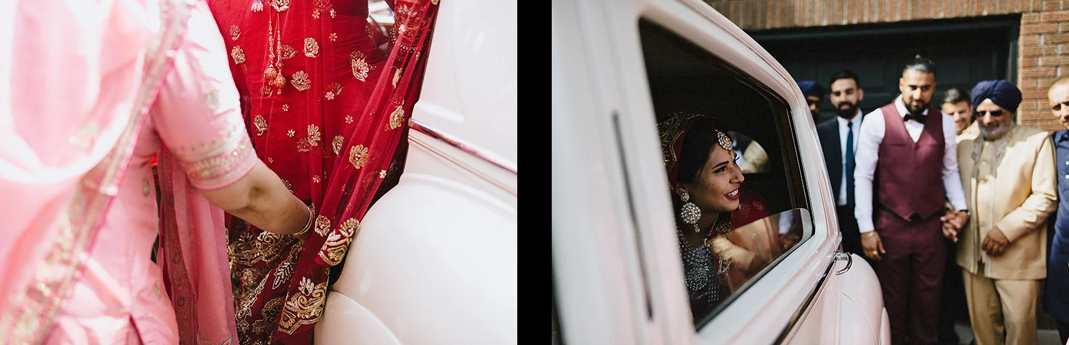 37-Toronto-Photojournalism-wedding-photographers-3B-Photography-Candid-Documentary-Film-Photography-Analog-Ontario-Hamilton-Port-Perry-Venue-Emotional-Bride-and-Groom-exit-in-vintage-car.jpg