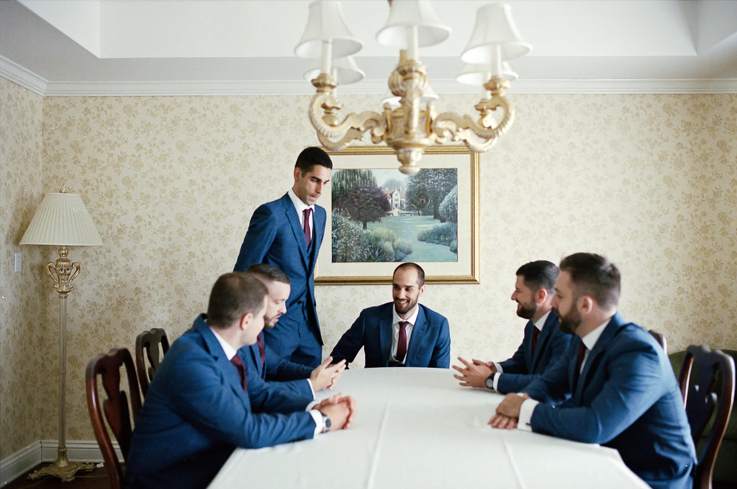 Best-Analog-Film-Wedding-Photographers-in-Toronto-3B-Photography-Brian-B-Bettencourt-Leica-M4P-Kodak-Film-Portra-400-Groom-Getting-Ready-Candid-moment-with-groom-and-groomsmen.jpg