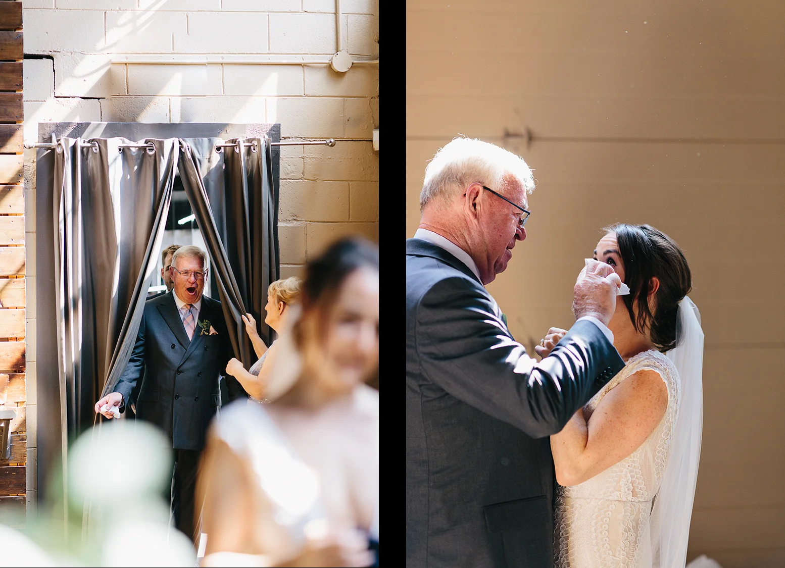 6-Best-Venues-in-Toronto-Airship-37-Berkley-Events-Urban-Boho-Trendy-Cool-Hipster-Event-Space-Toronto-Wedding-Photographers-3B-Photography-bride-getting-ready-vintage-lace-wedding-dress-details-candid-moments-first-look-with-dad-cute.jpg