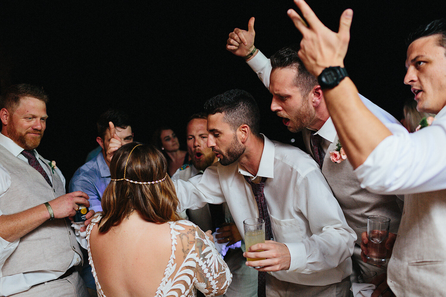 469-cabo-san-lucas-junebug-weddings-green-wedding-shoes-toronto-wedding-photographer-3b-photography-ventanas-private-club-mexico-reception-night-real-moments-party-dancing-good-times-celebrate-rapping.JPG