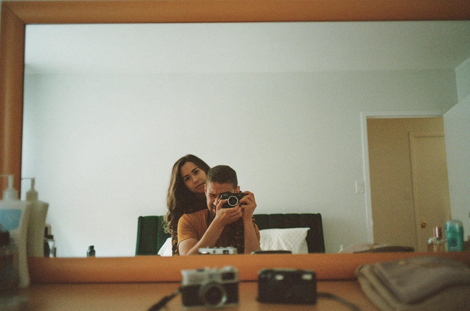 Vintage-Cool-Hipster-Alternative-in-home-couples-engagement-photos-music-vinyl-in-toronto-26.JPG