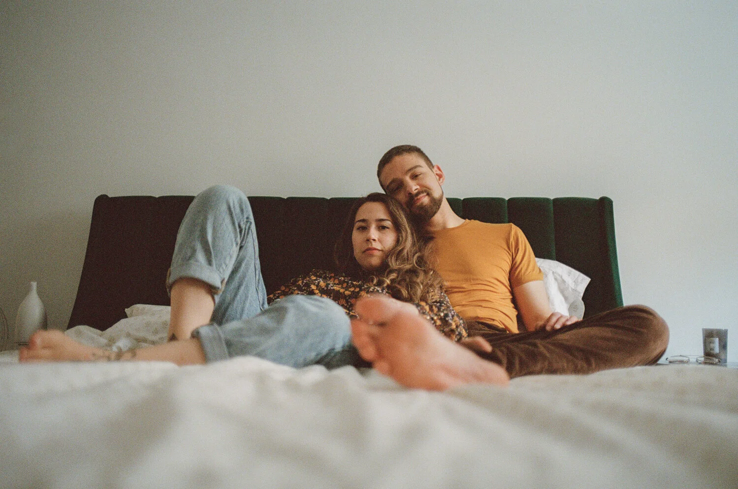 Vintage-Cool-Hipster-Alternative-in-home-couples-engagement-photos-music-vinyl-in-toronto-27.JPG