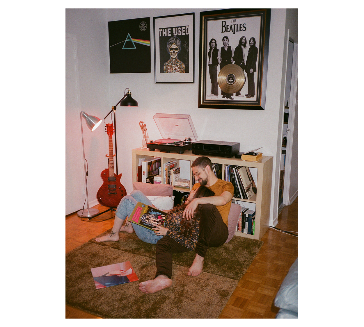 Vintage-Cool-Hipster-Alternative-in-home-couples-engagement-photos-music-vinyl-in-toronto-7.PNG