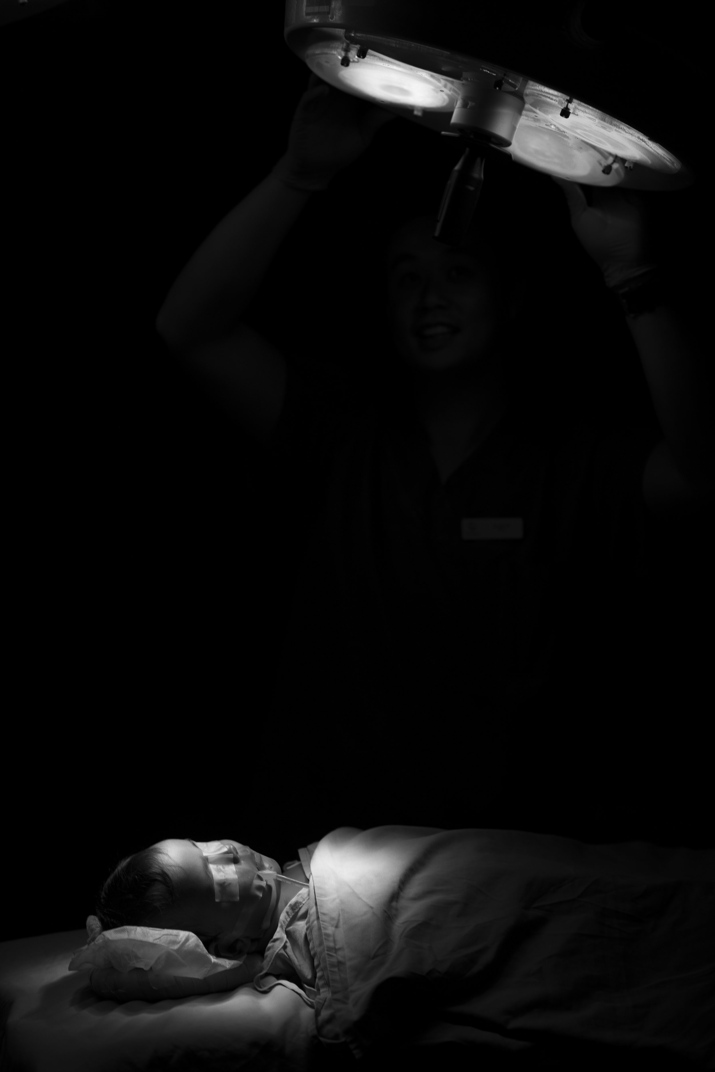Tonga. A young boy lies asleep in the dark waiting for surgery, whilst the team prepares out of frame. In this moment, the only sound is that of his heartbeat on the monitor. The 'stage' of a theatre is one I've become familar over the years, but I never loose the feeling of complete trust another human hands over to Doctor in this moment.