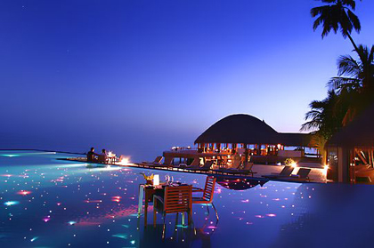 Huvafen Fushi's RAW restaurant