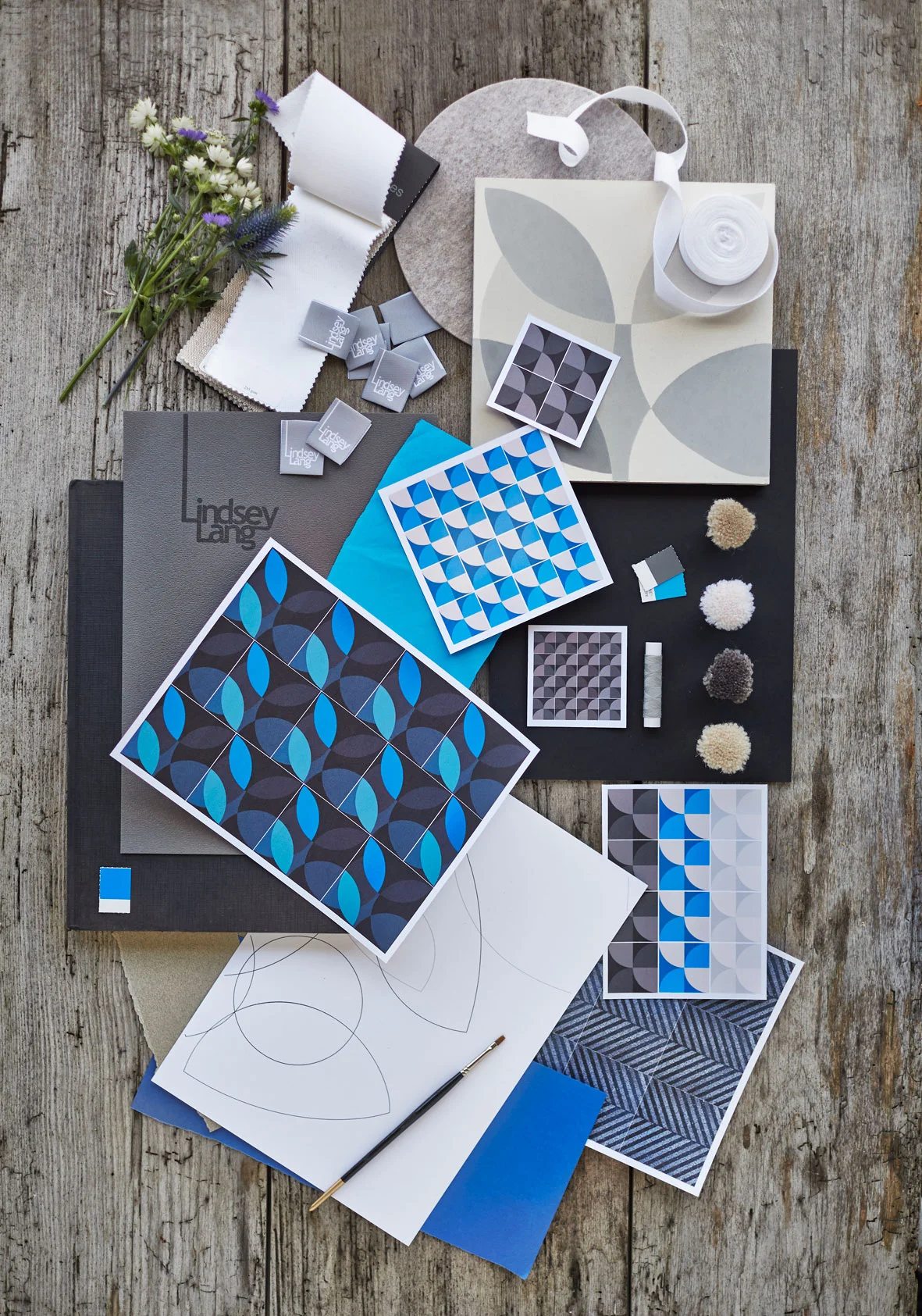 Lindsey Lang's collection mood board 
