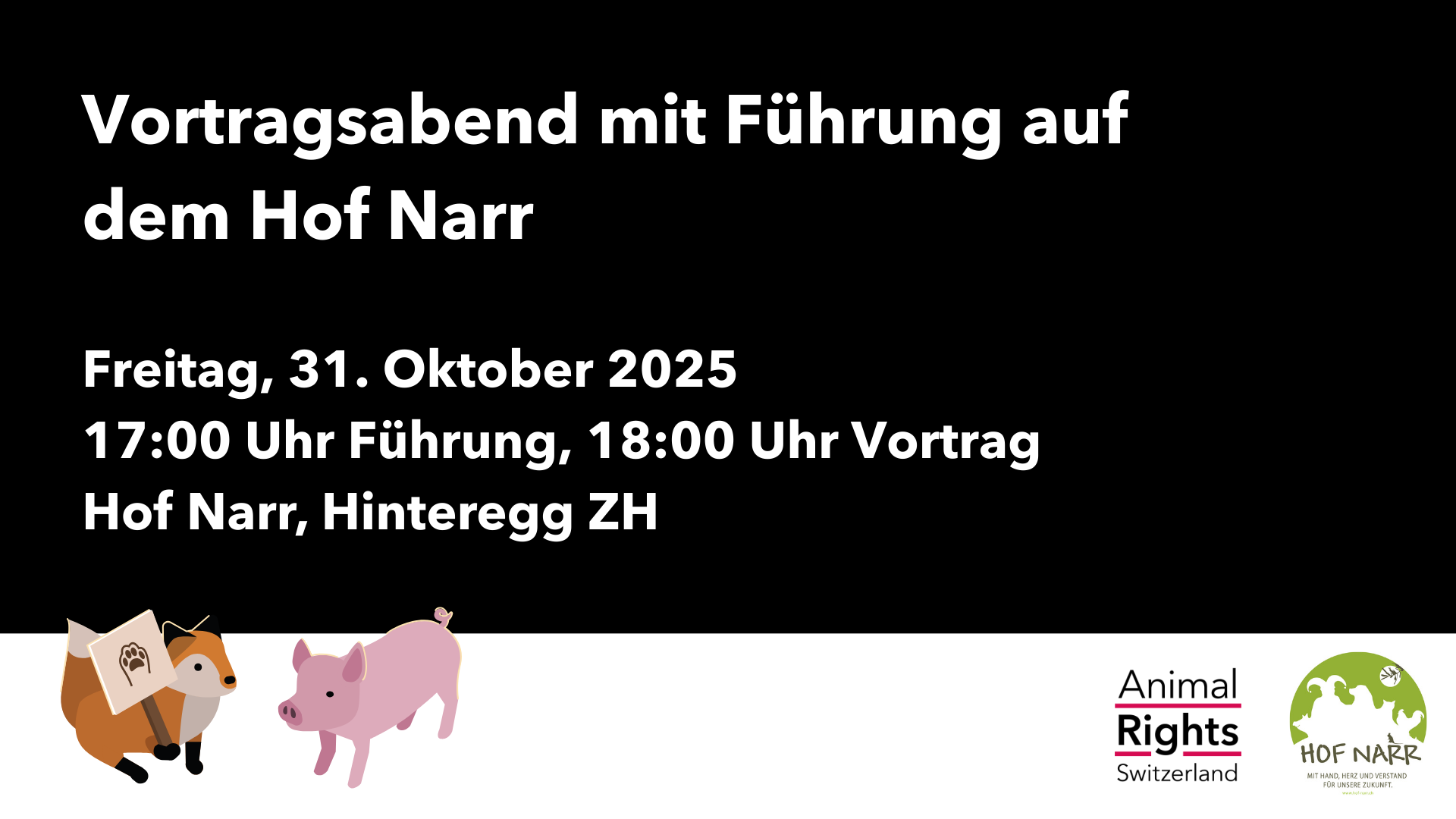 Hofführung und Vortrag mit aktuellen Fakten aus der Nutztierhaltung