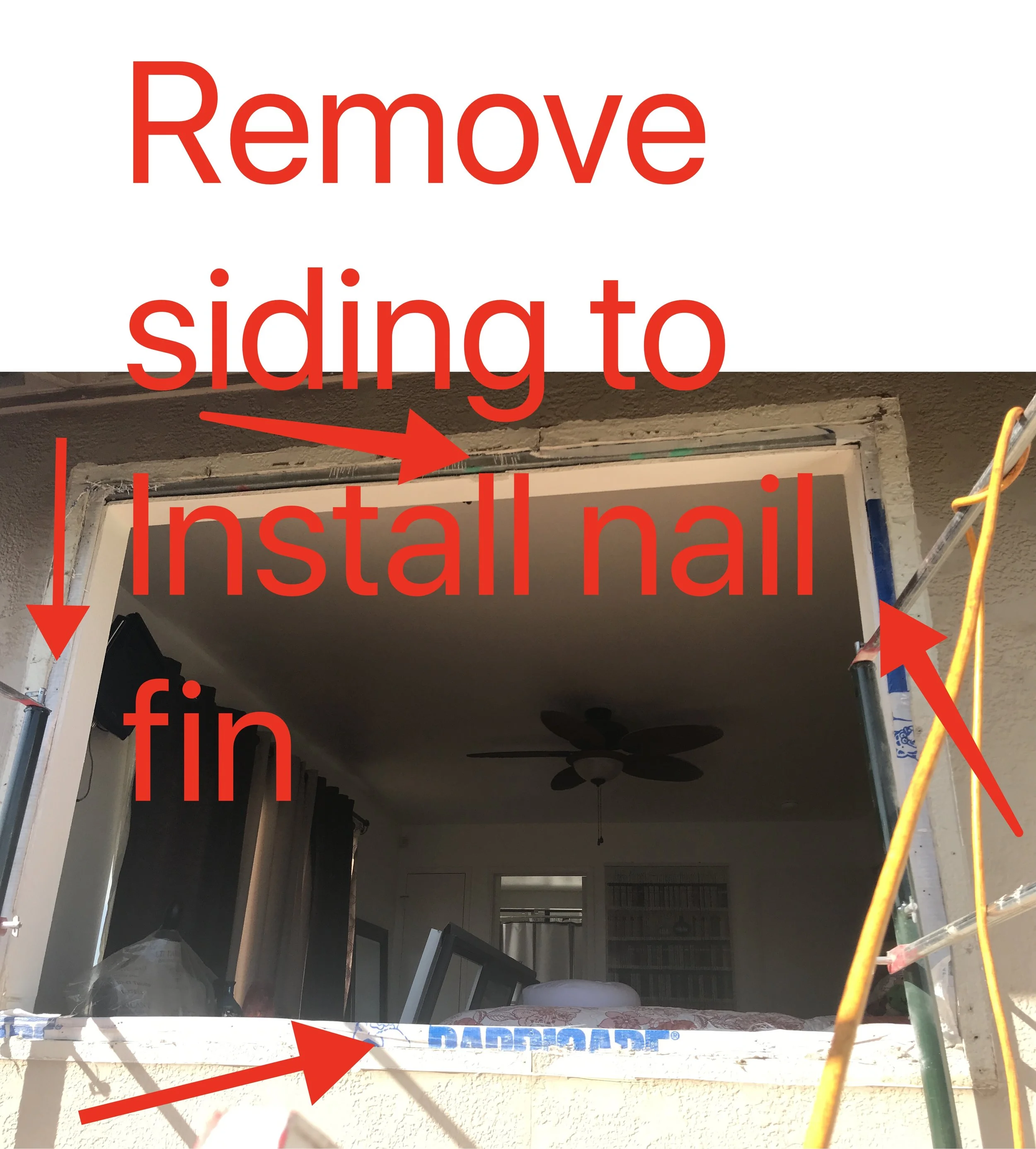 Existing Window Removed