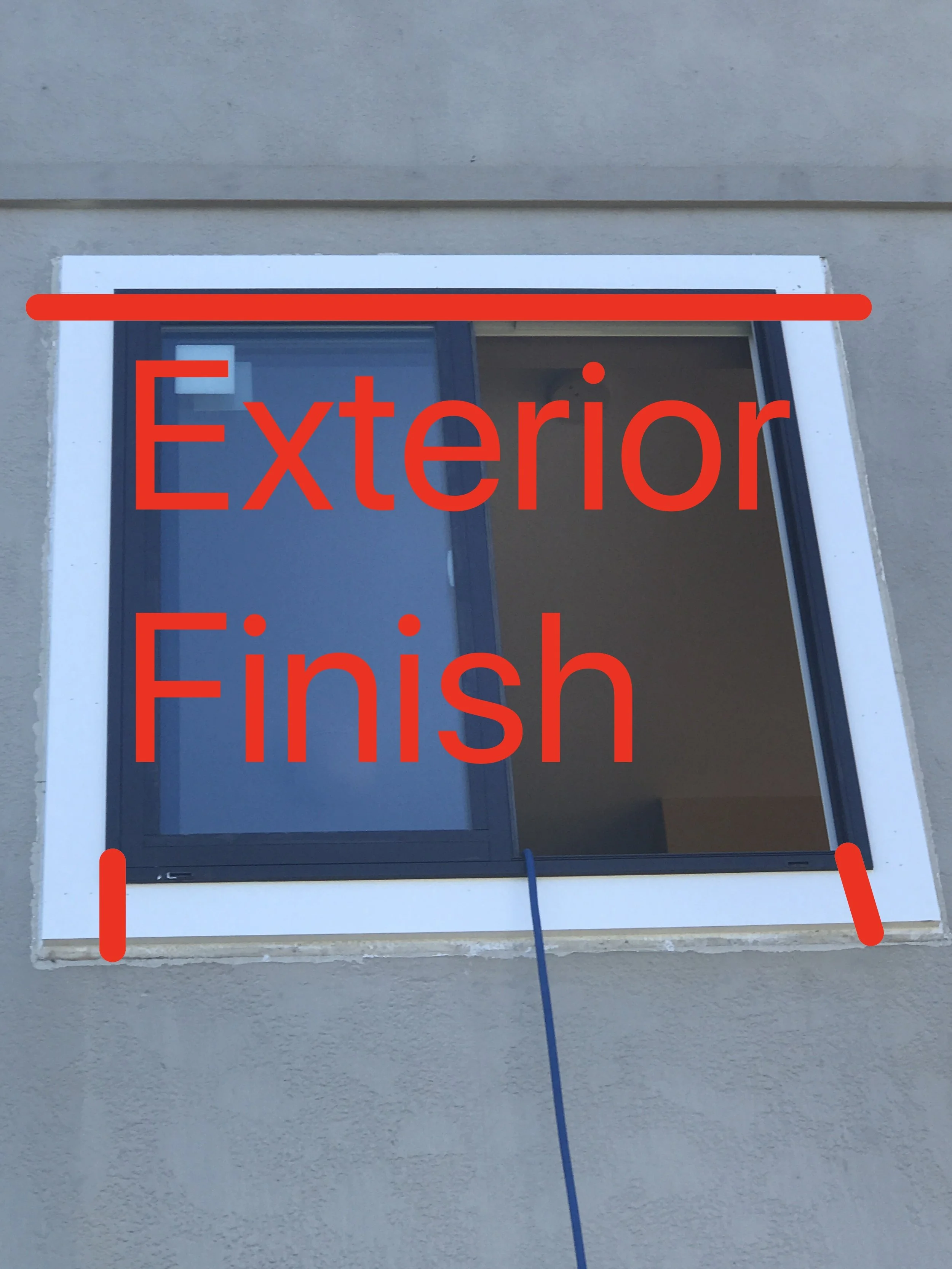 Exterior Trims Method Also Aides in Weeping Water