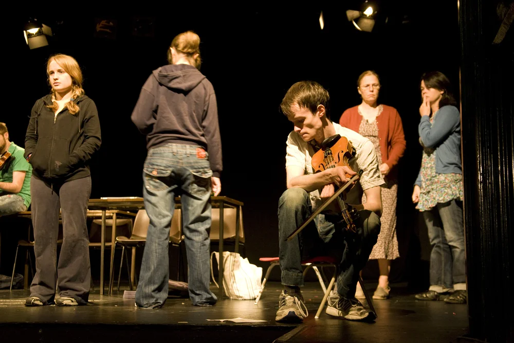  The company of&nbsp; Blunderbuss . Photo by Jenny Aston. 