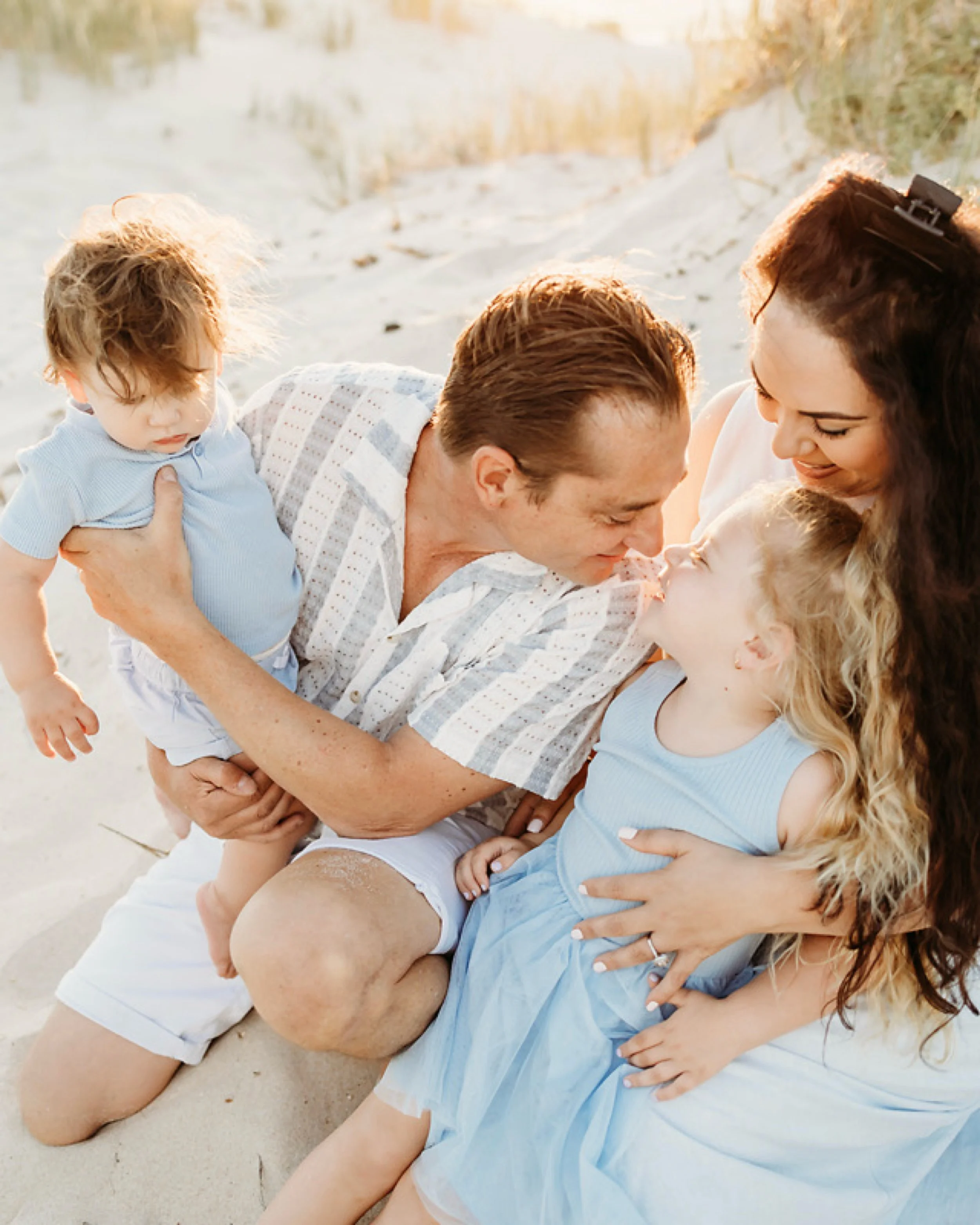Little moments become big memories. Barefoot adventures, sandy cuddles, and a whole lot of love with this beautiful family 🌊✨

Mum had told me how heartbroken she was with her wedding photos, I was determined to give them photos they could look at a