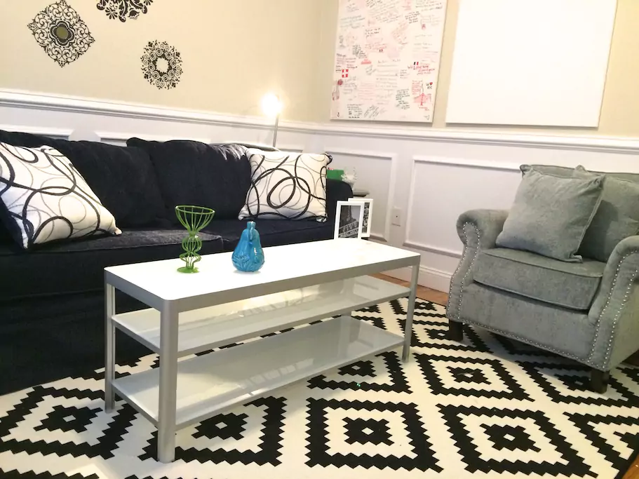 13 Living room has a full size sofa bed with a super comfy gel mattress.png