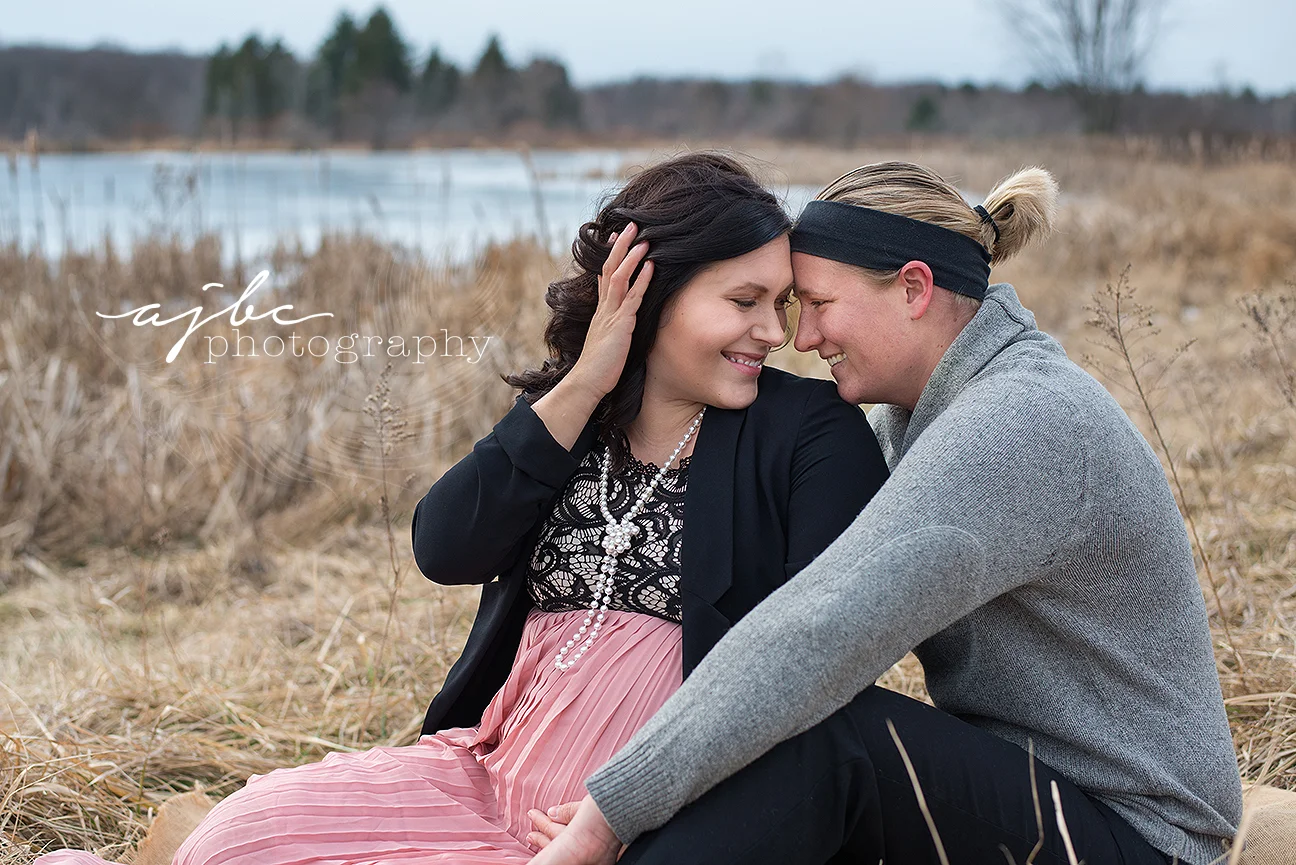 port huron michigan lesbian maternity session .jpg