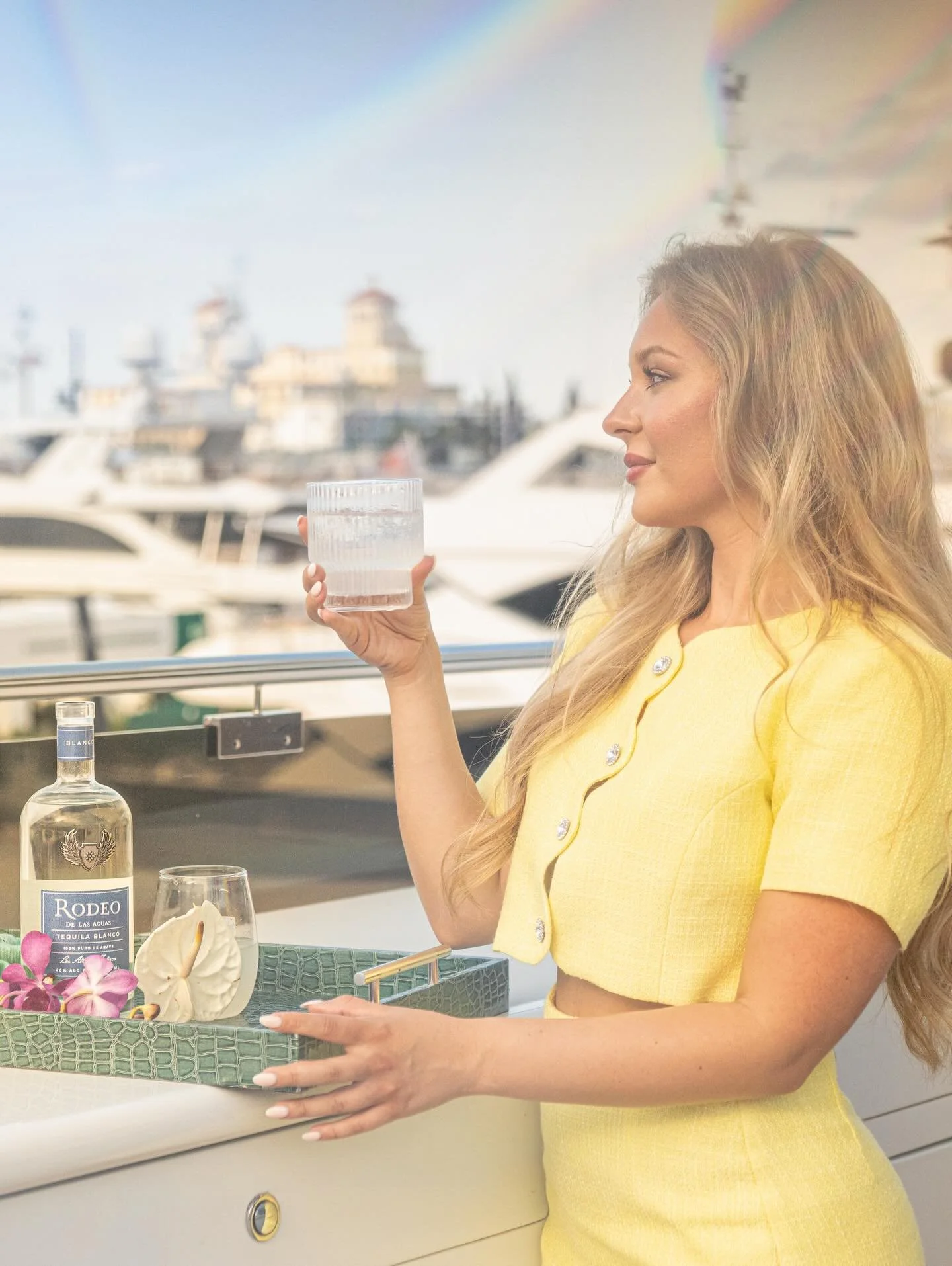 CHEERS to unforgettable sun-kissed moments like this! Had an amazing time shooting for @rodeotequilas at @pbboatshow on @worthavenueyachts! 
Model: @edenodom

#yachtlife #PBIBS #tequila #palmbeach #floridaphotographer