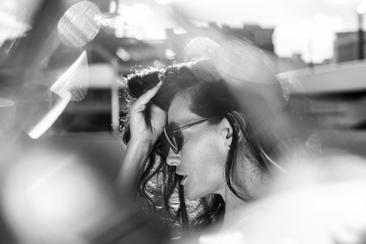 @westysunglasses are iconic so it only felt right to do a black and white set for them too. 

Model: @michellenorkettmodel 
Event: @pbboatshow 
Yacht: @worthavenueyachts