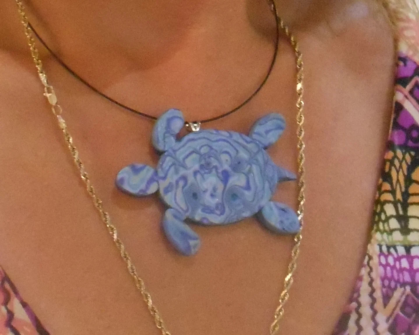 The up-close view of Carrie's turtle! 