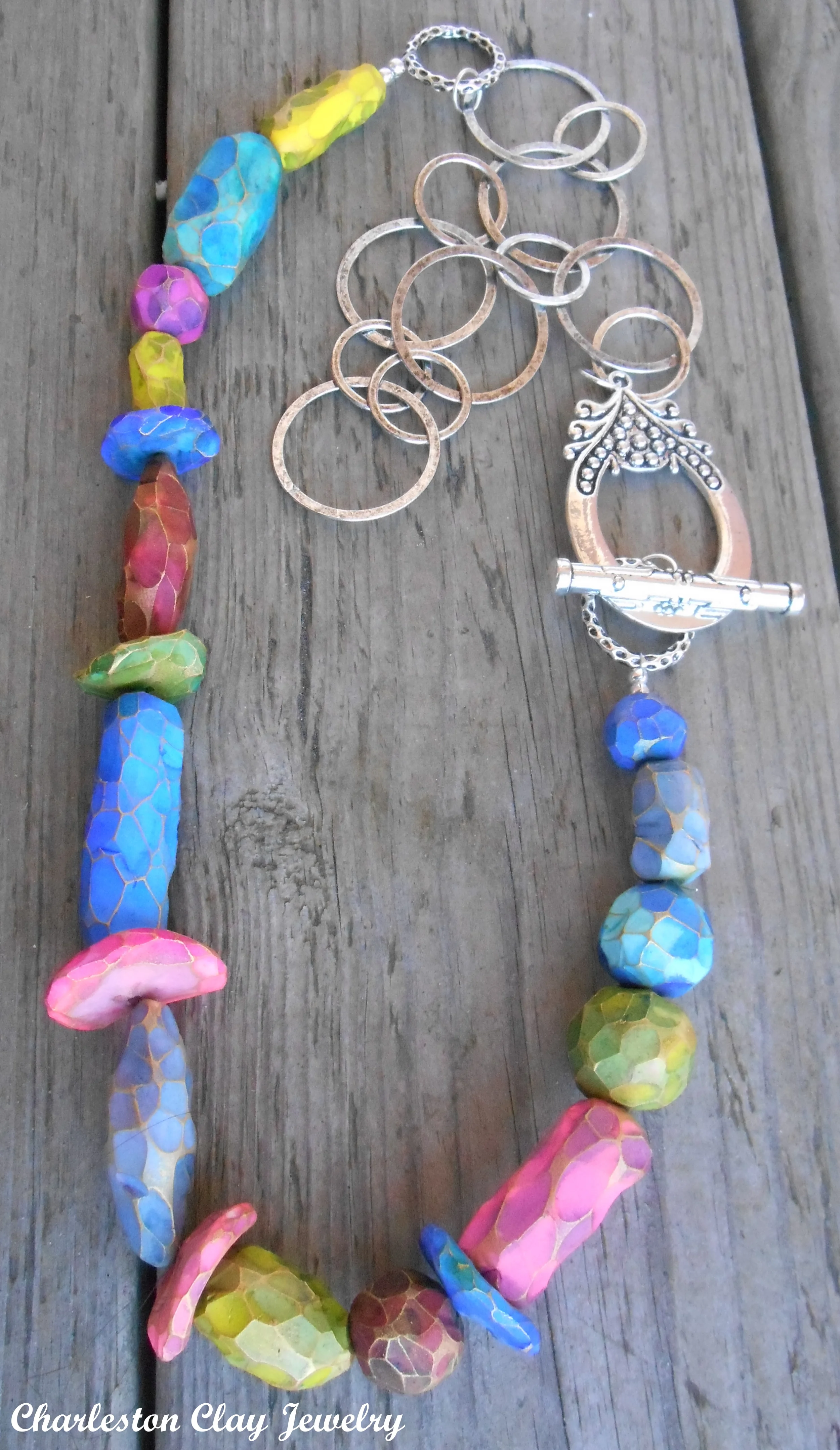 The completed "The Light Within" Necklace