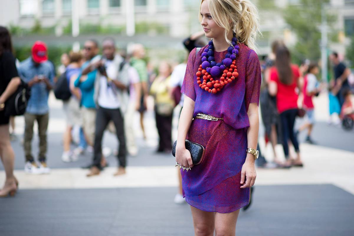 The bigger the better in this bold statement necklace! What a stunning combination of color, texture, and overall design in this gorgeous bead necklace!