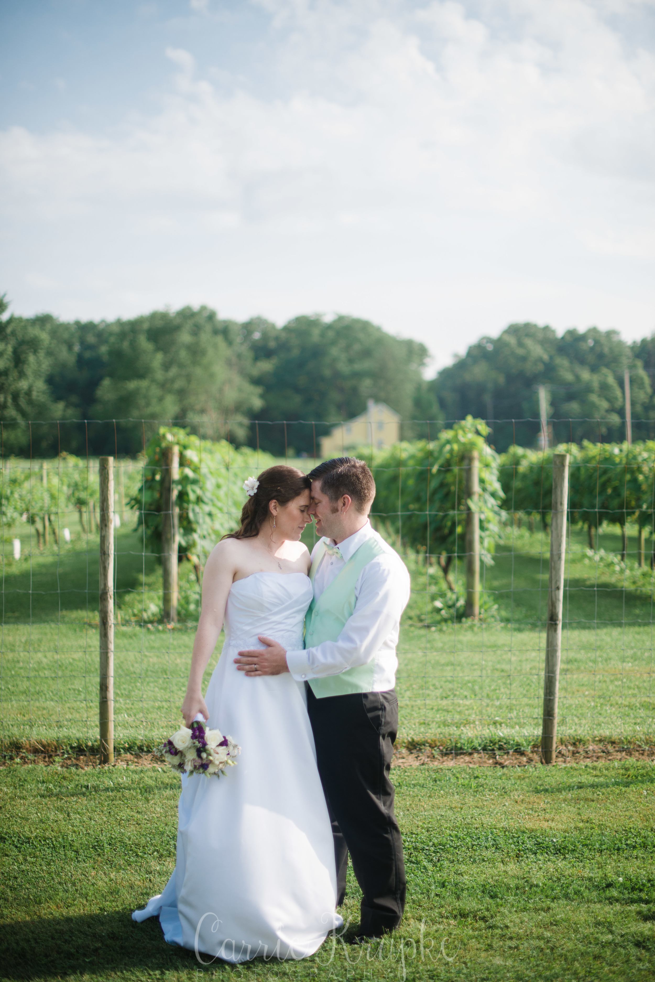 " Holy Buckets Carrie, you did an amazing job! These are awesome! Thank you very much for all your time and effort."--Heather, bride