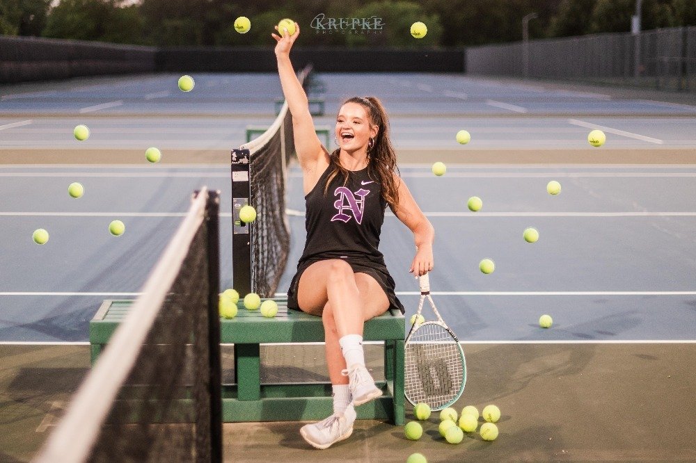 Congratulations to @katieelarsonnn as she heads towards @uiowa to study biology!! Finish this tennis season well and have FUN, Katie!! 🥳🎉