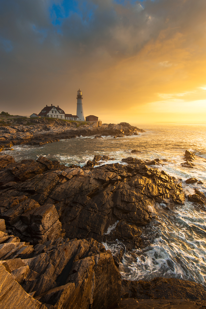 Portland Head Light Sunrise, Cape Elizabeth, Maine