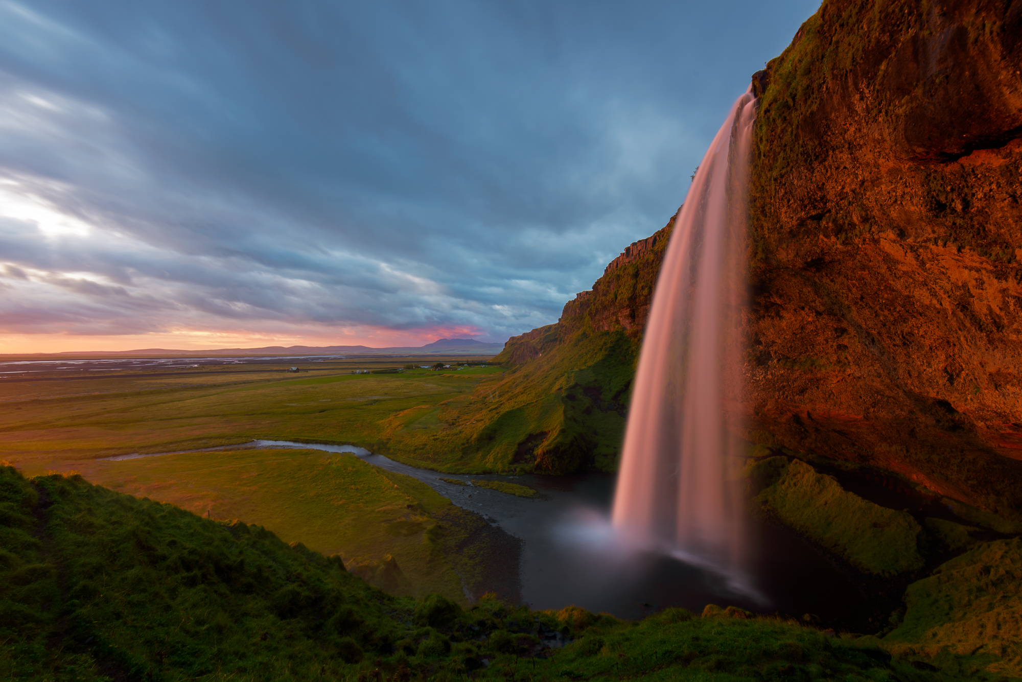 Seljalandfoss Sunset, South Iceland