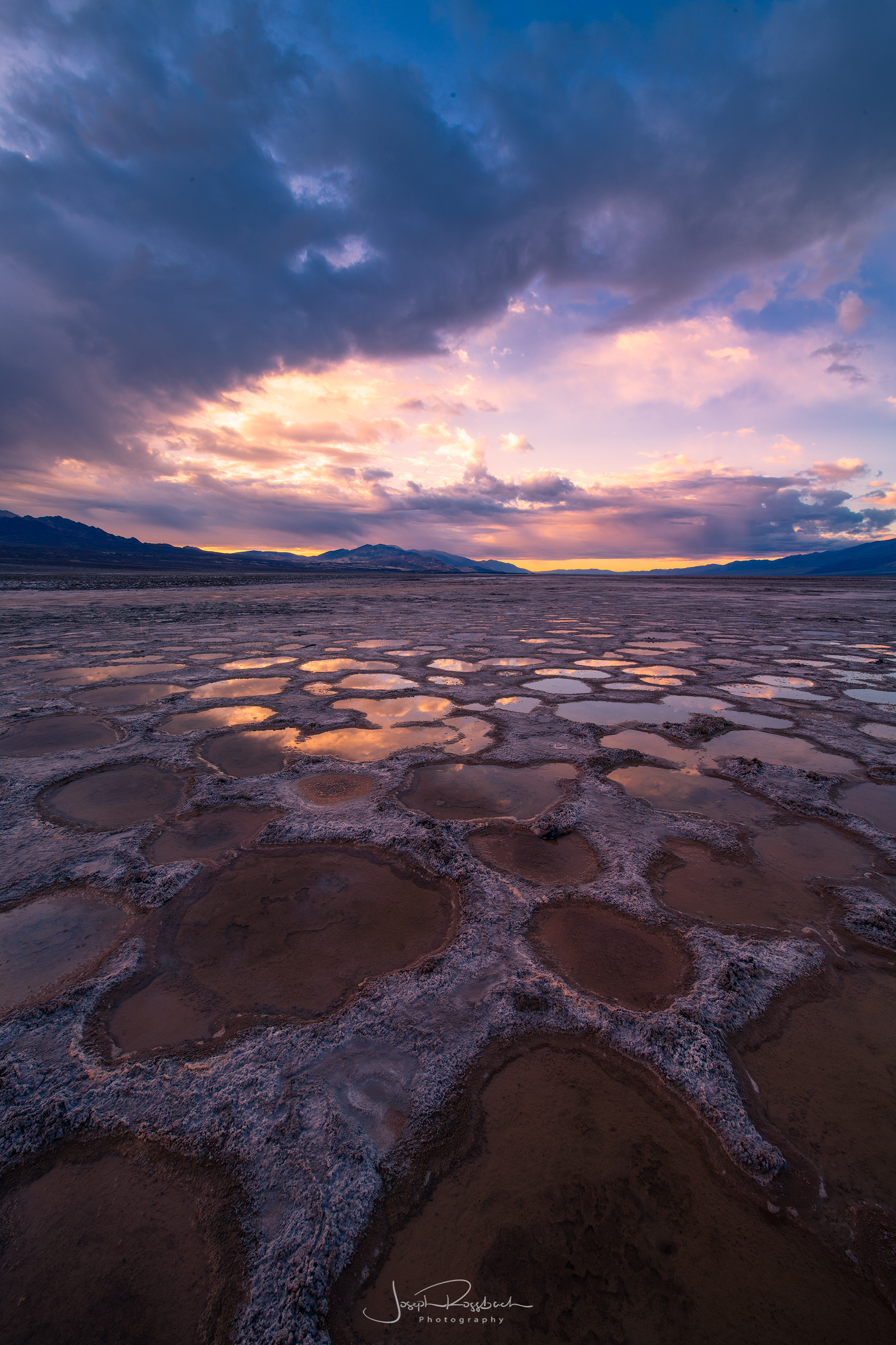 Water Filled Salt Formation, Death Valley