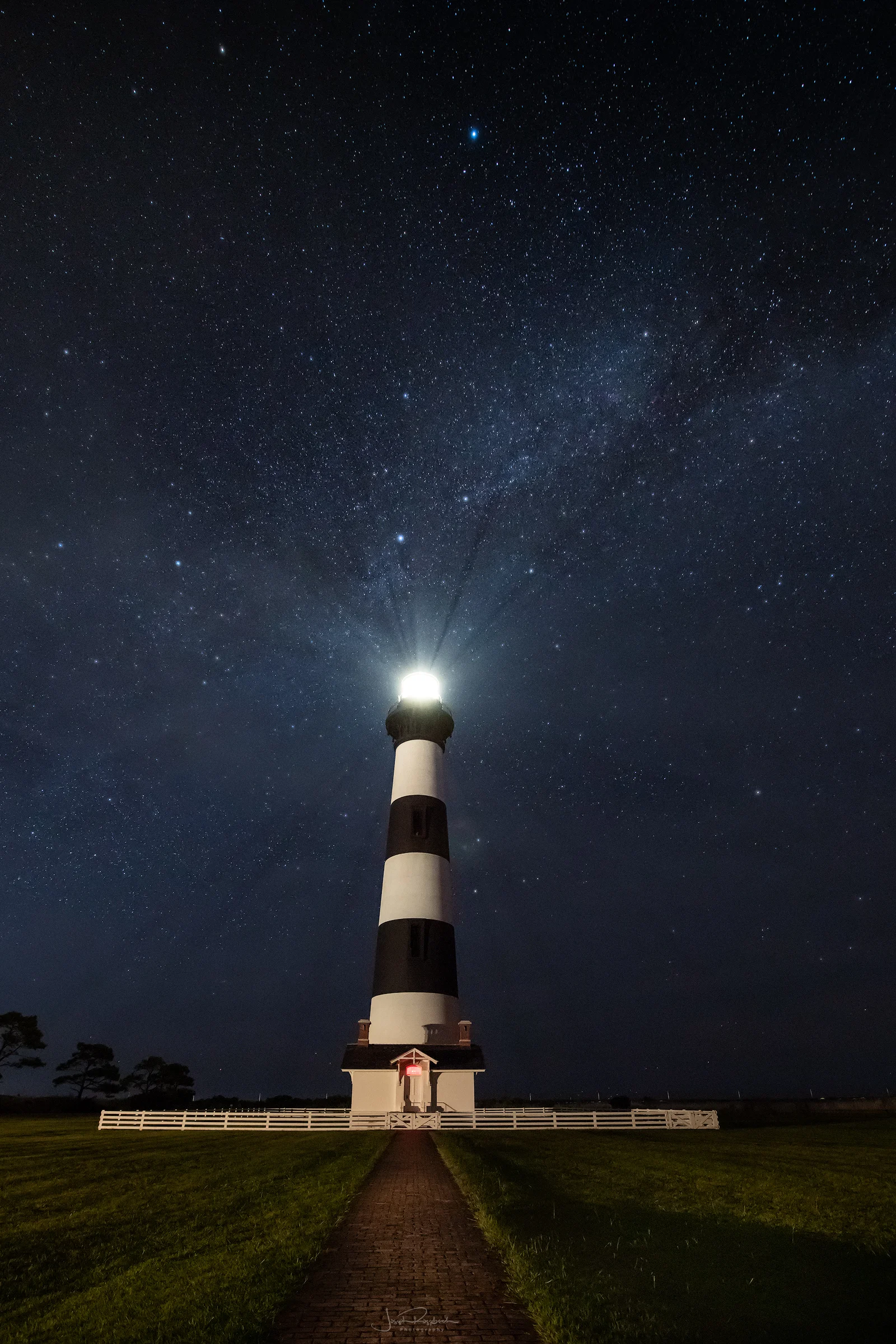 Bodie Island Light and the Milky Way, Outer Banks, North Carolina